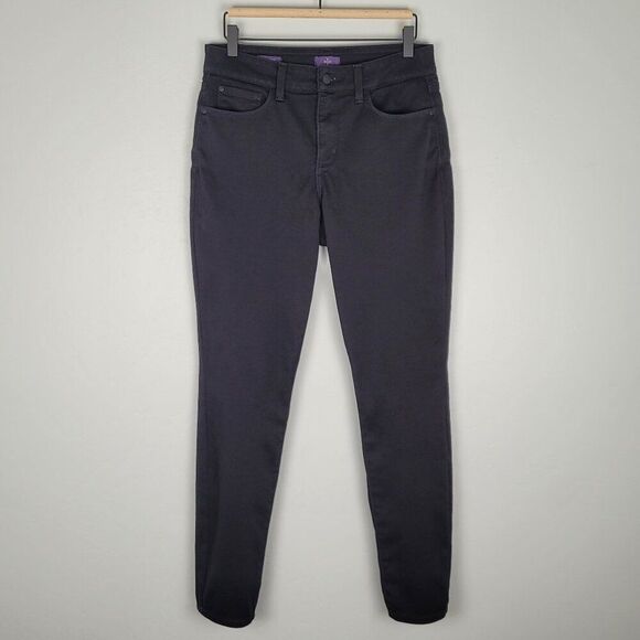 NYDJ Alina Legging Stretch Jeans Black Size 8 - Picture 2 of 10